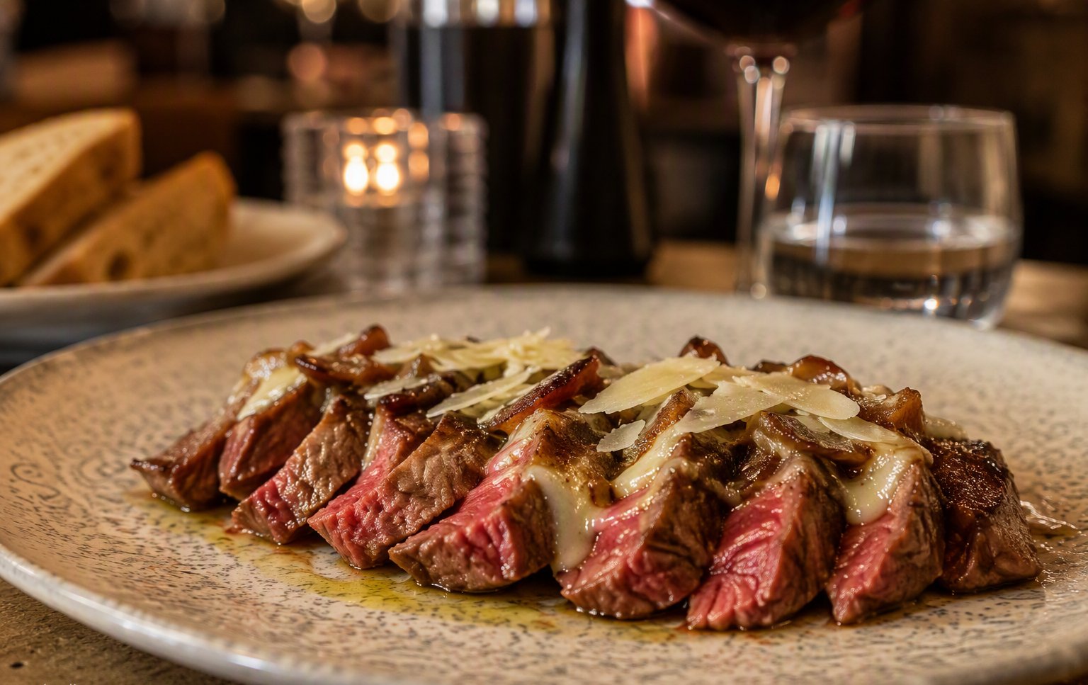 Tagliata al lardo di cinta senese